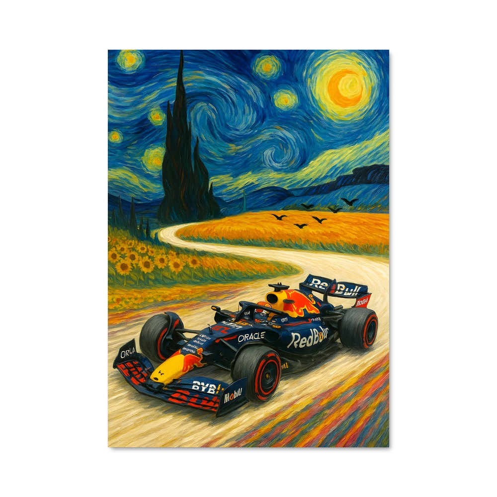 Poster Red bull technologique